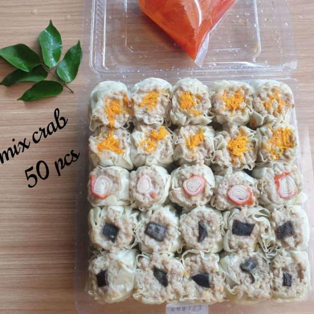 

Dimsum Mix Crab Box isi 50 pc (Frozen)