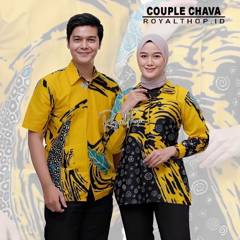 COUPLE HEM BLUS TRANDING INTERNATIONAL BATIK COUPLE TERLARIS