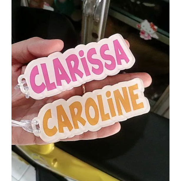 CUSTOM LUGGAGE TAG PRINTING / GANTUNGAN KOPER FREE NAMA / GANTUNGAN TAS NAMA / BAG TAG PRINTING NAMA