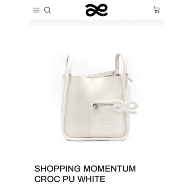 Little Bunny Shopping Momentum Croc PU White