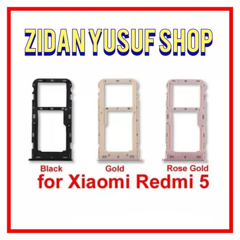 SIMTRAY SIMLOCK SLOT KARTU TEMPAT SIM XIAOMI REDMI 5 SLOT SIMCARD