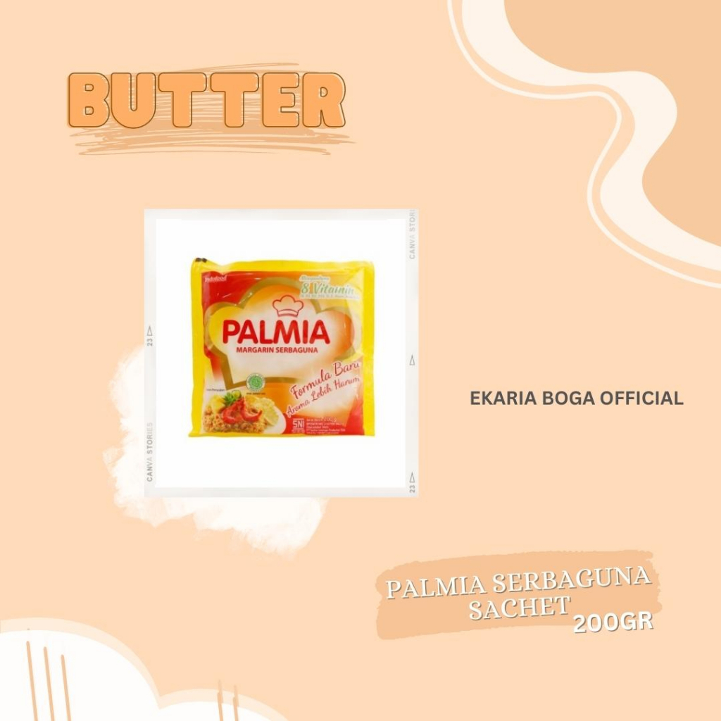 

BUTTER | MENTEGA | MARGARINE | PALMIA | PALMIA SERBAGUNA SACHET 200GR