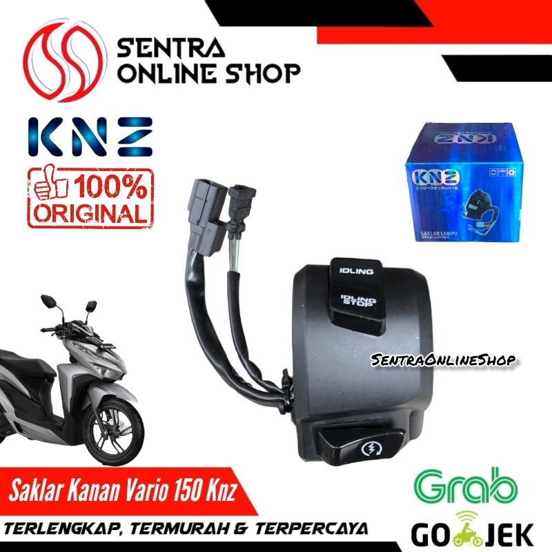 Saklar holder kanan vario 125 150 new 2018 iss idling stop knz