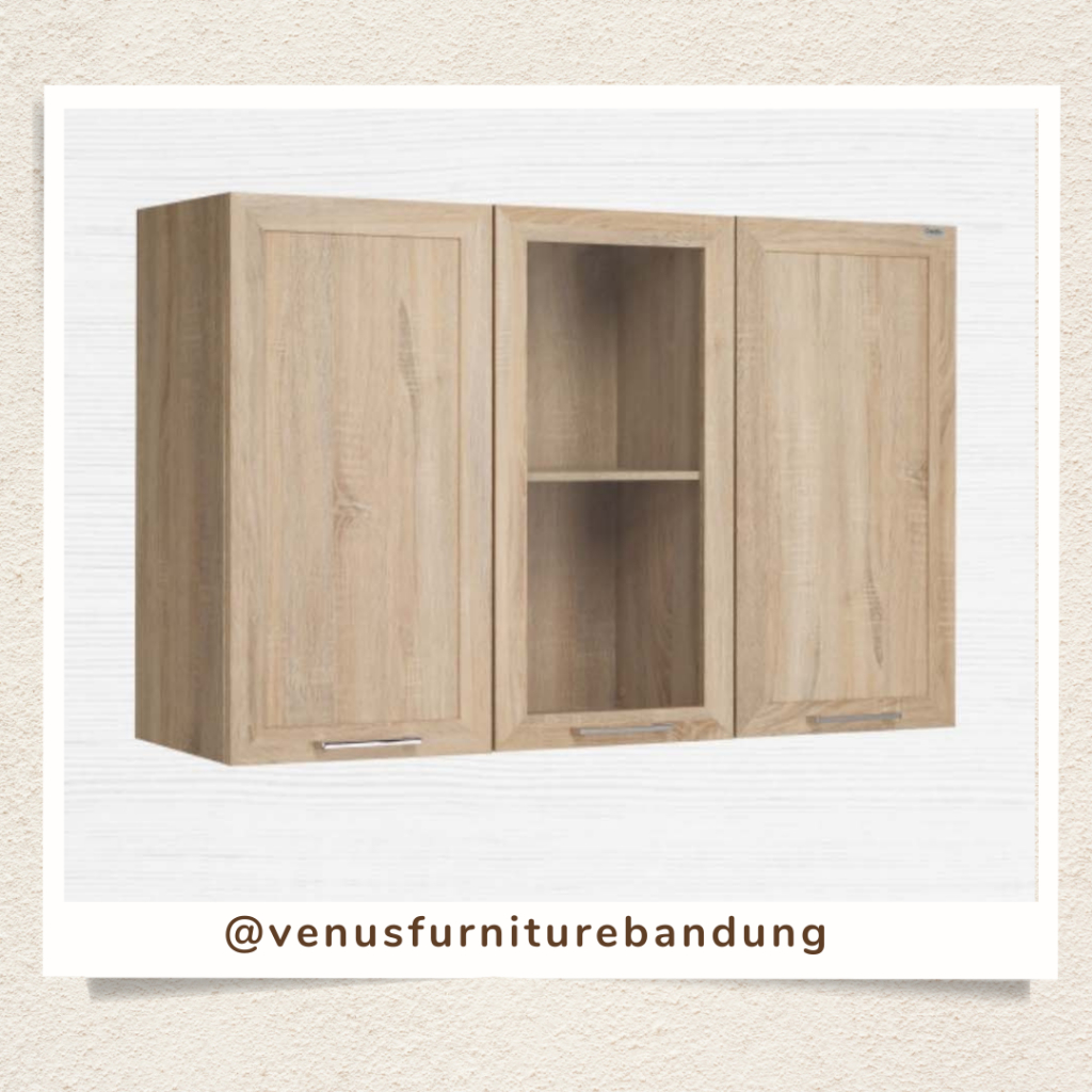 Kitchen Set atas 3 pintu coklat muda minimalis coklat muda vr BANDUNG