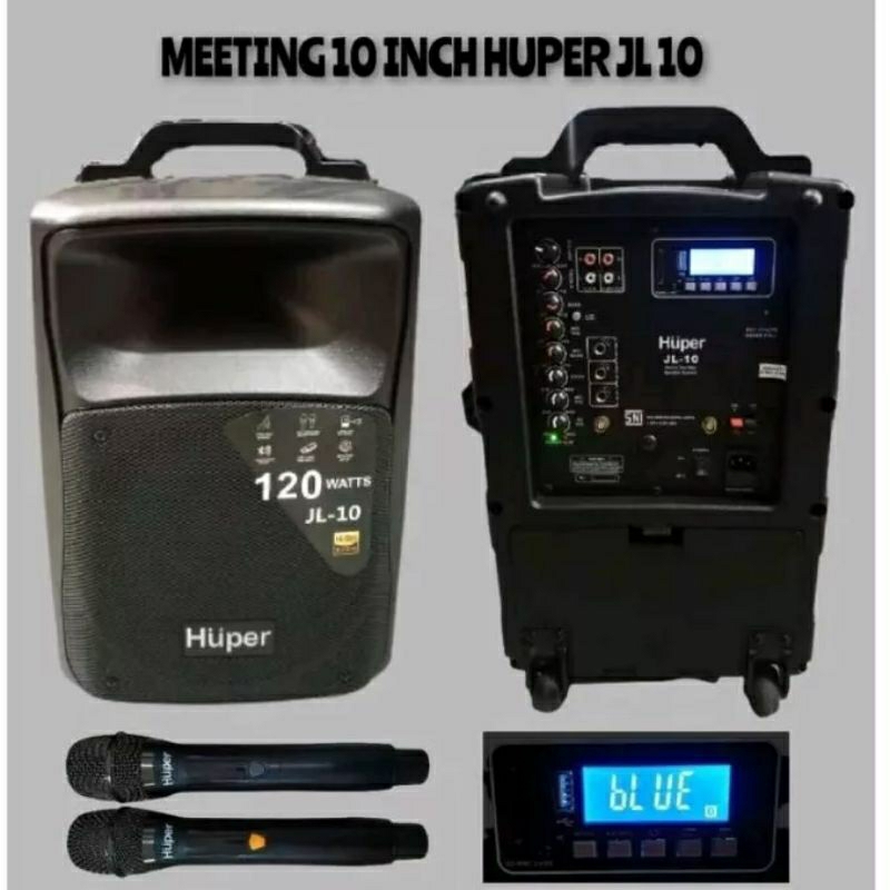 Speaker Portable Trolley Huper JL - 10 | 10 inch