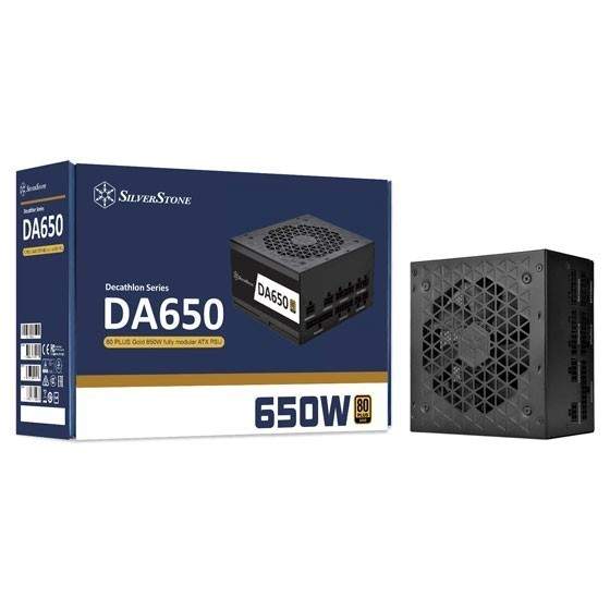 PSU Silverstone DA650W-G 650W 80+ Gold FULL Modular - PowerSupply 650W