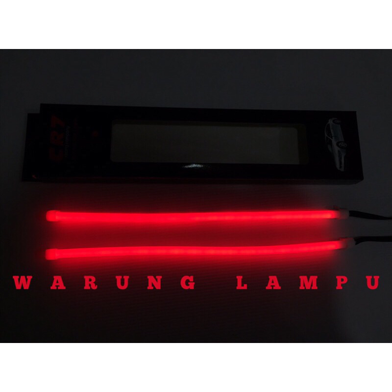Lampu led alis 30cm drl flexsibel 2 warna sein running 30 cm 2 mode GRADE A NON BINTIK CR7 model alis running XWB