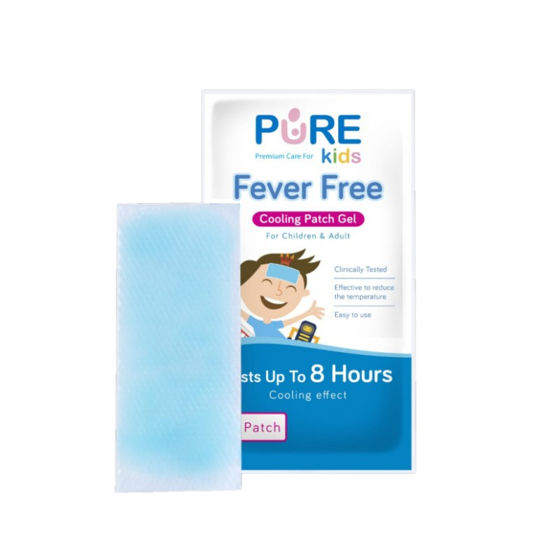 Kompres Demam Bayi Anak  Pure Kids fever free  kool fever - PURE BABY fever