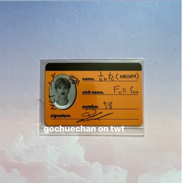 Crew Card (CC) Haechan We Go Up