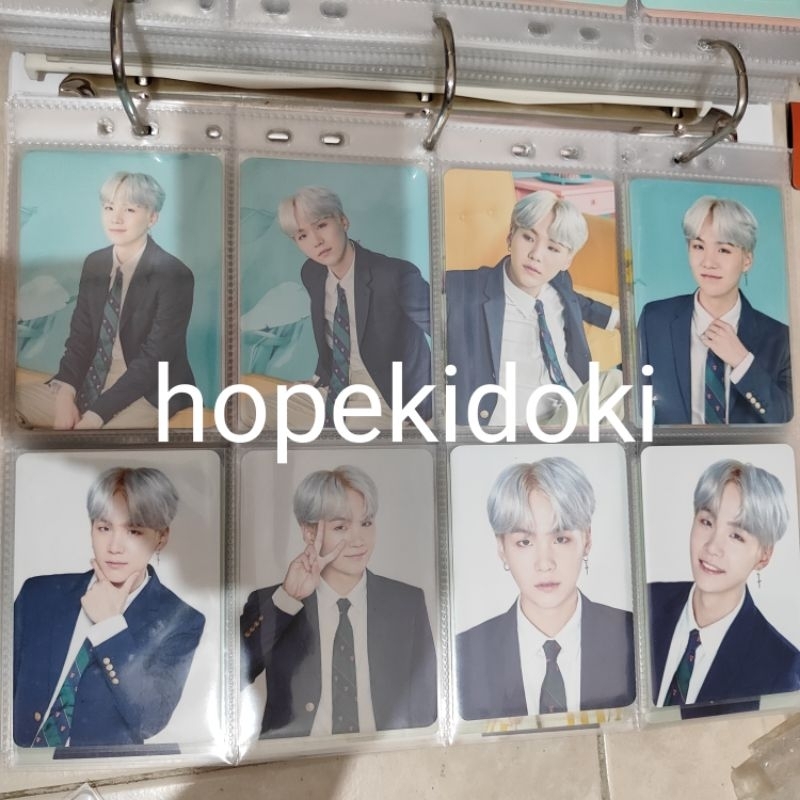 MPC FANMEETING VOL 4 HEA YOONGI JAPAN SET - official mini photocard fm4 jp happy ever after suga bts