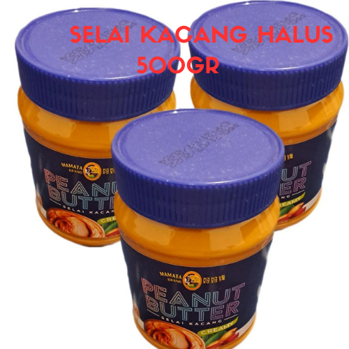 

Selai Kacang Halus / Peanut Butter Halus 500GR Mamata Brand