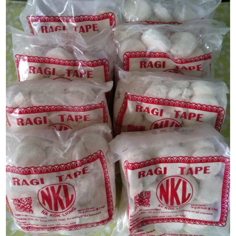 

RAGI TAPE NKL/RAGI TAPE KETAN/RAGI TAPE SINGKONG ISI 50 pcs