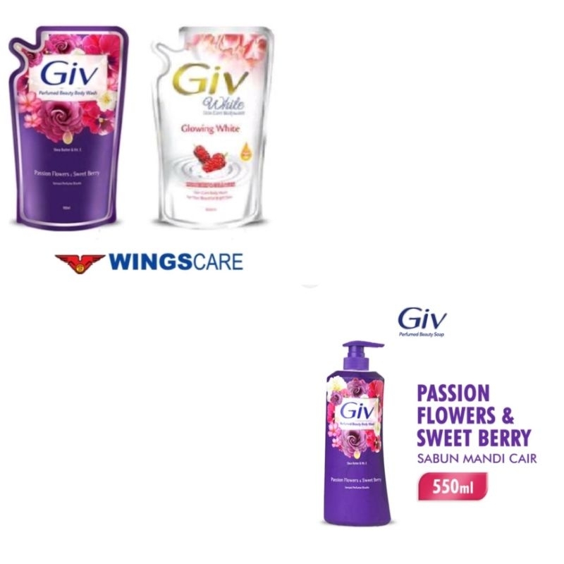 GIV Body Wash 825ml 550ml