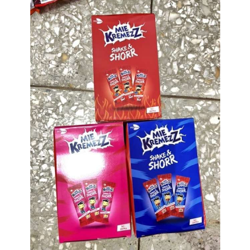 

Mie Kremezz Shake & Shorr (1 Box Isi 20 Pcs)