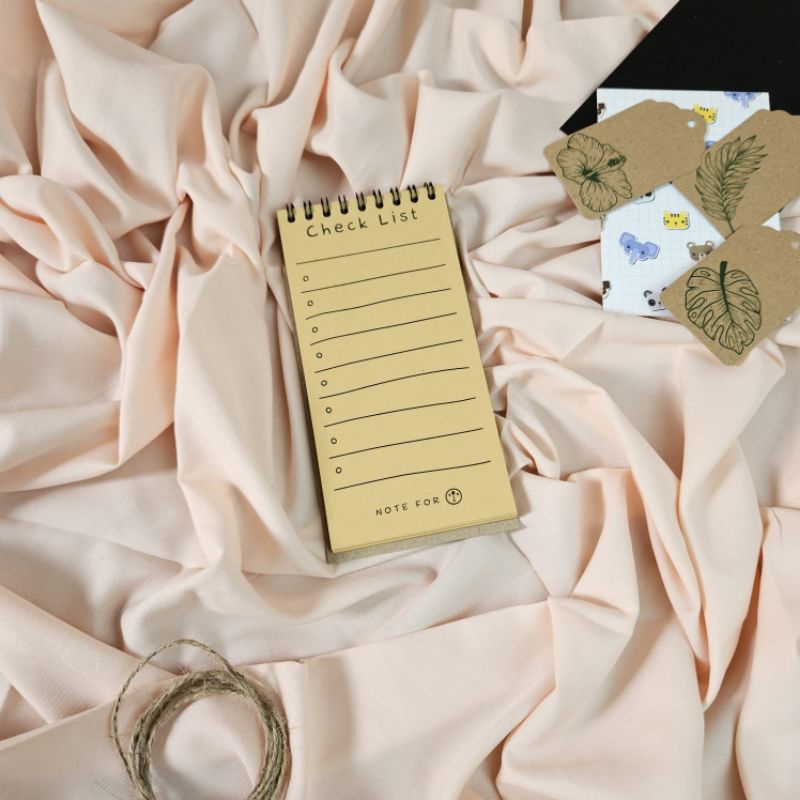 

BUKU NOTEBOOK TO DO LIST /NOTEPAD CATATAN MINI/MEMO ,CHECK KLIST ,WEEKLY PLANER
