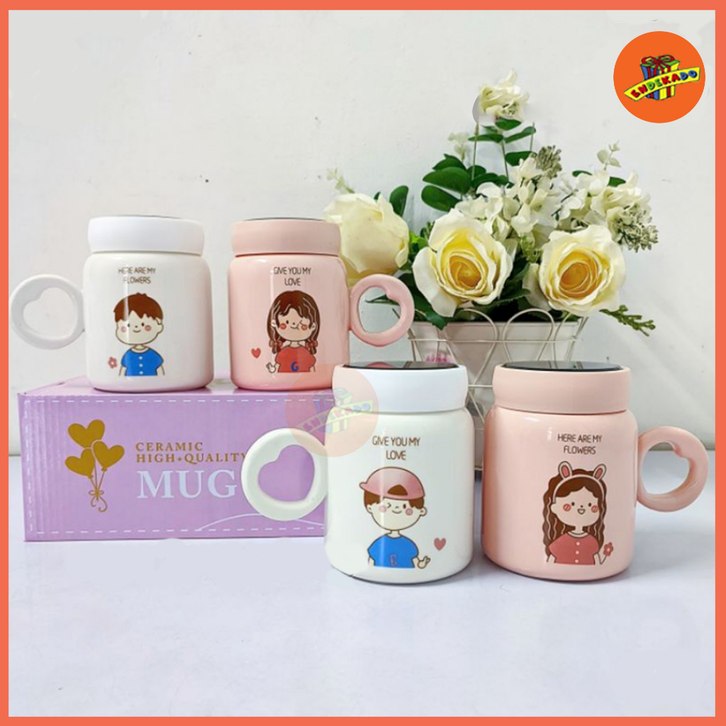 MUG KERAMIK COUPLE - Mug Pasangan