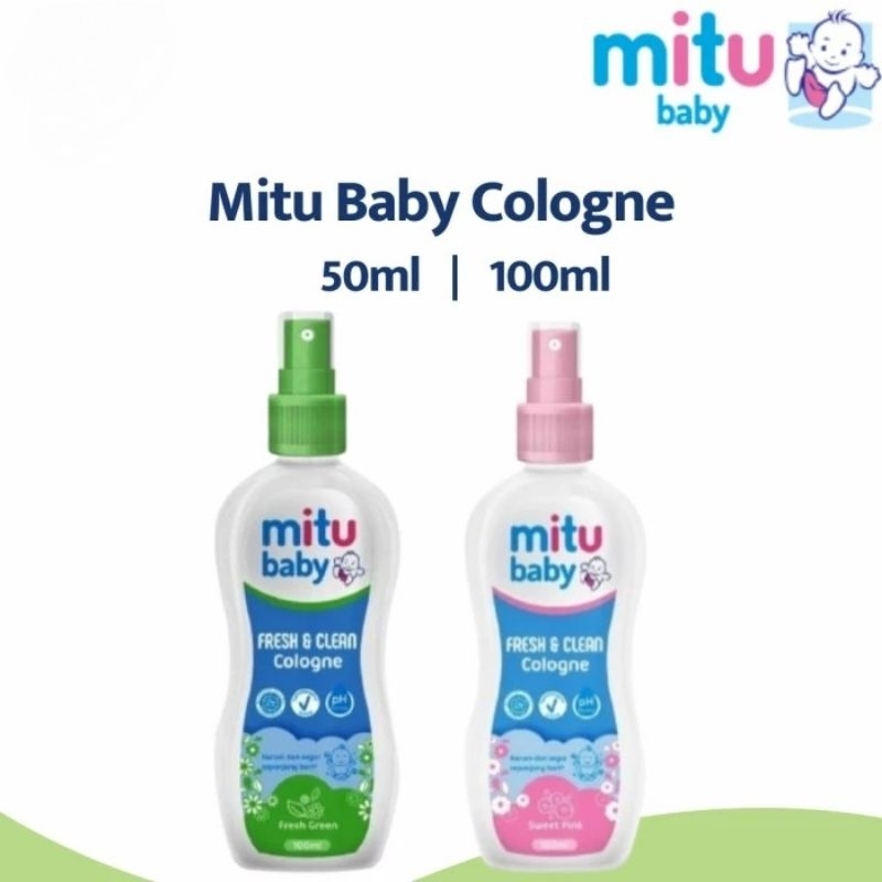 Mitu Parfum Bayi - Baby Cologne Spray 50 &amp; 100ml