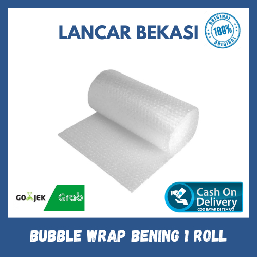 

Bubble Wrap Bening 1 Roll - 125 cm x 50 M (2,7 Kg)