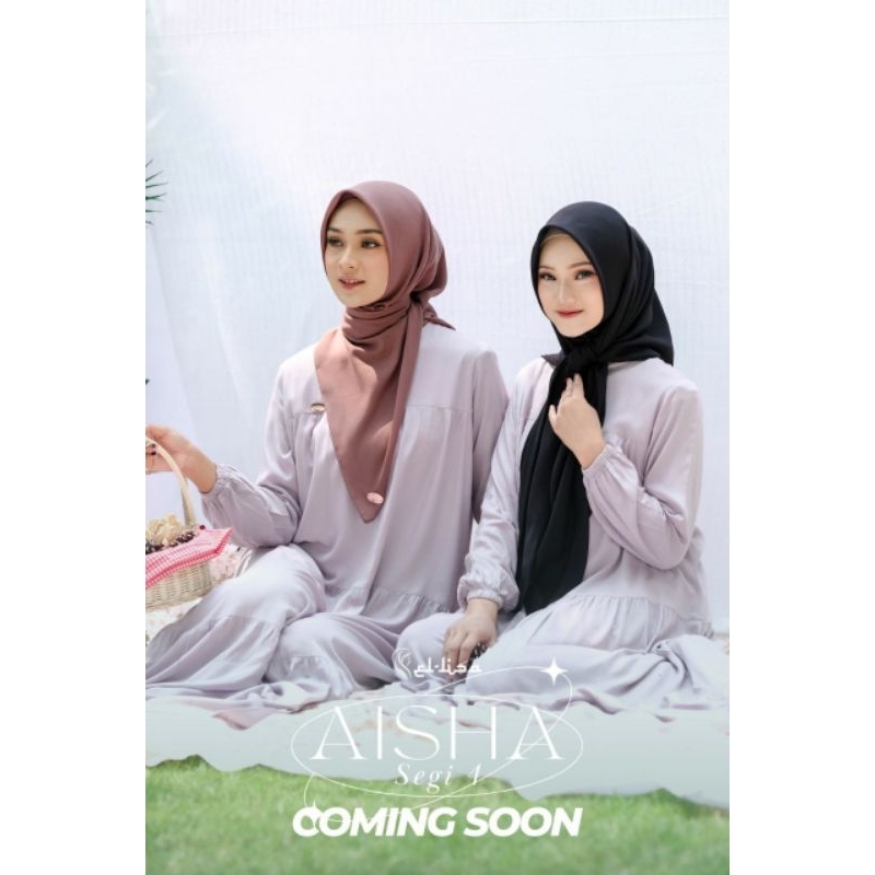 Segi empat Aisha by Ellisa hijab