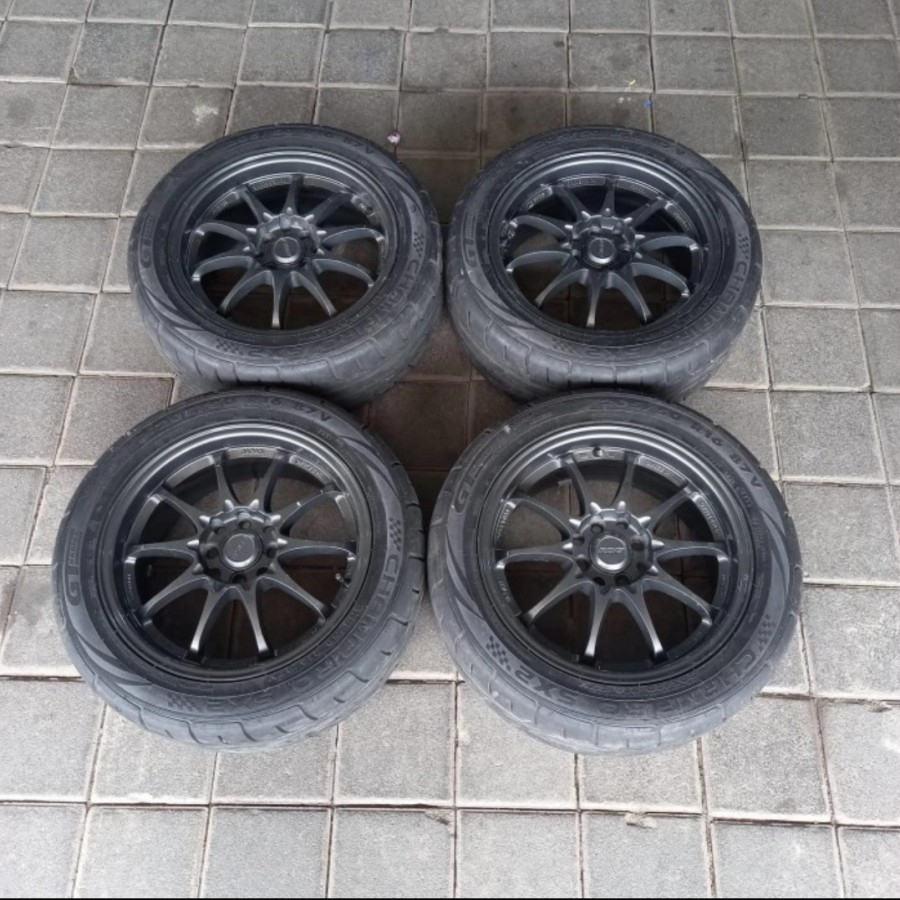 VELG MOBIL SECOND CE 28 RING 16 LEBAR 7 PCD 8X100/114,3 + BAN 205 50 R16