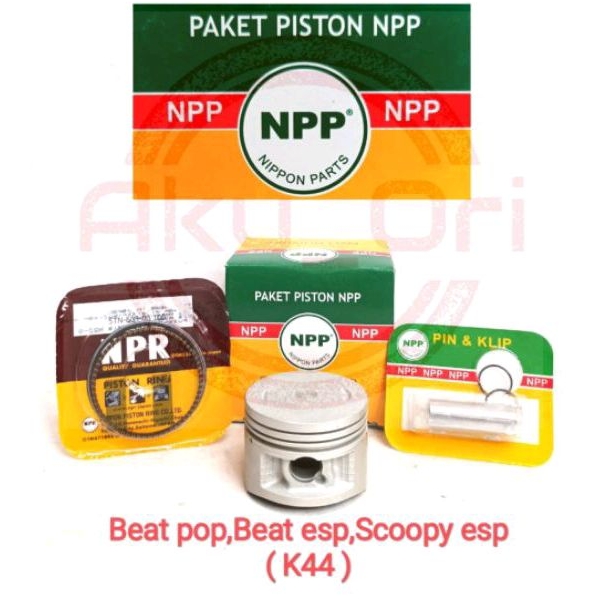 PISTON KIT BEAT POP ESP K44 NPP seher set beat esp scoopy esp