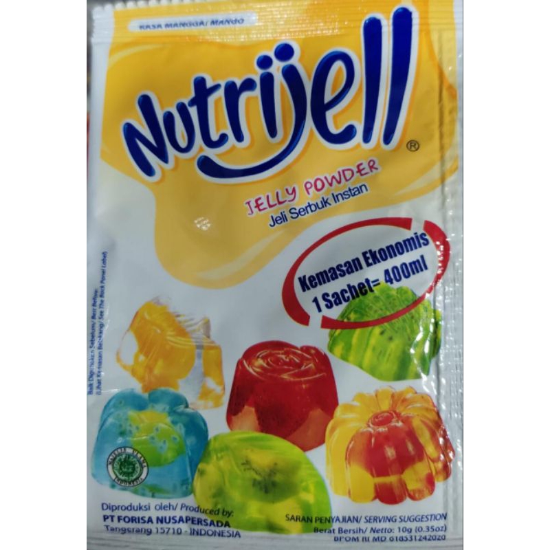 

NUTRIJELL RASA MANGGA SACHET 10g