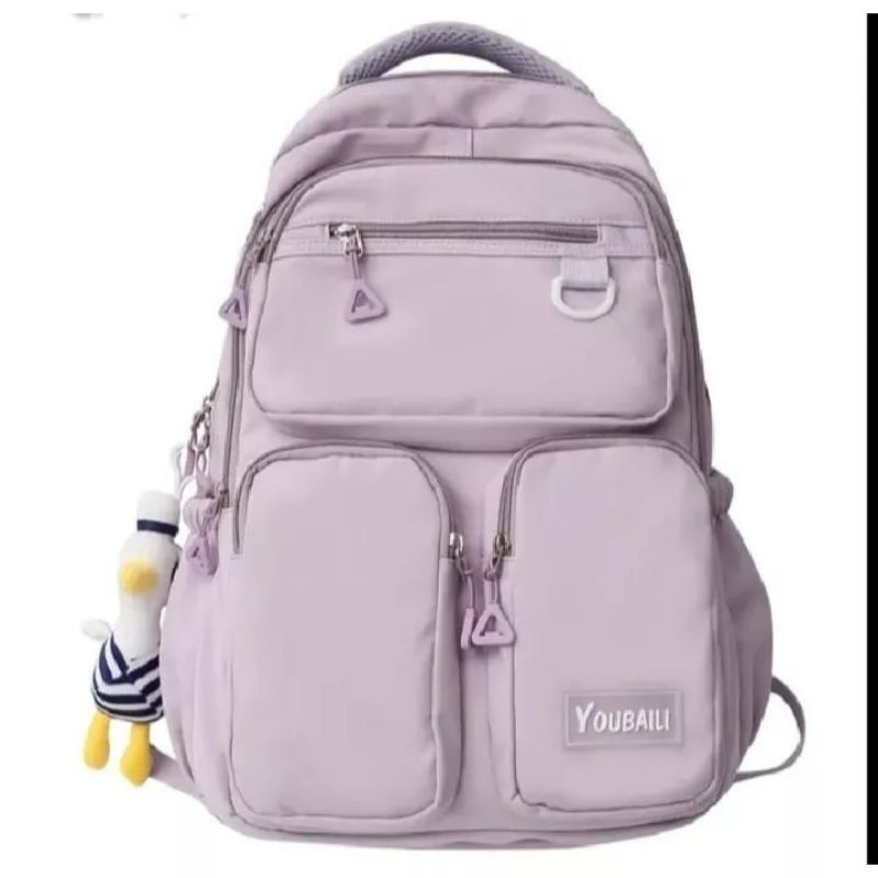 Tas Ransel Sekolah Travel Bag Wanita Fhasion Korea Tas Sekolah SMP/SMA/SMKTerbaru 2023 Tas Sekolah Woman Punggung