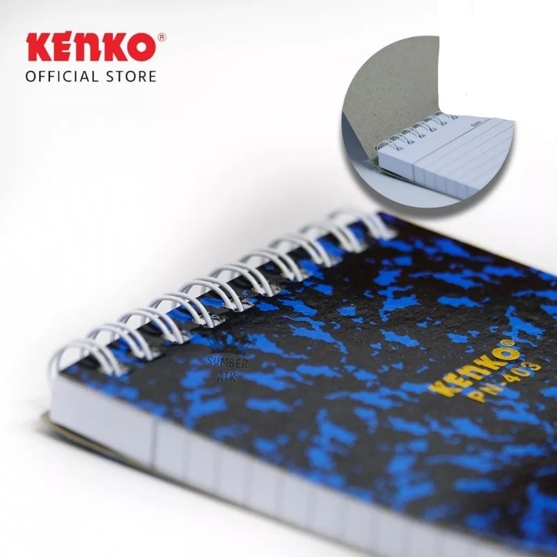 

Pocket Book / Note Book / Book Spiral / Buku Catatan Kecil Kenko PN-404 Only Biru