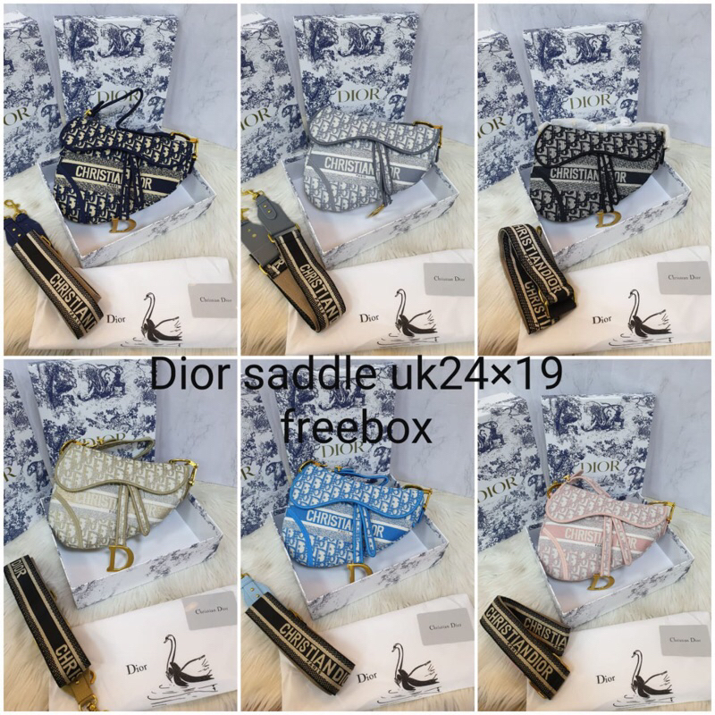 tas Dior saddle