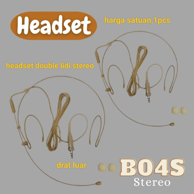 mic headset lidi double yang punya mic headset rusak tinggal beli ini aja