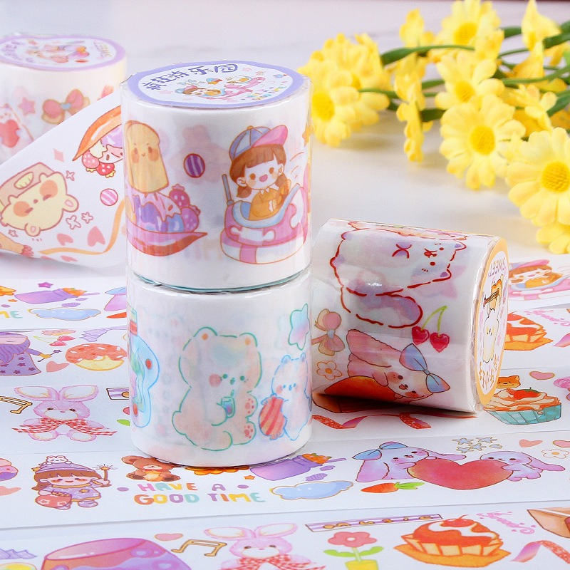 

Gannise 1 Roll Isolasi Washi Tape Selotip Stiker Isolasi GN-ST0381