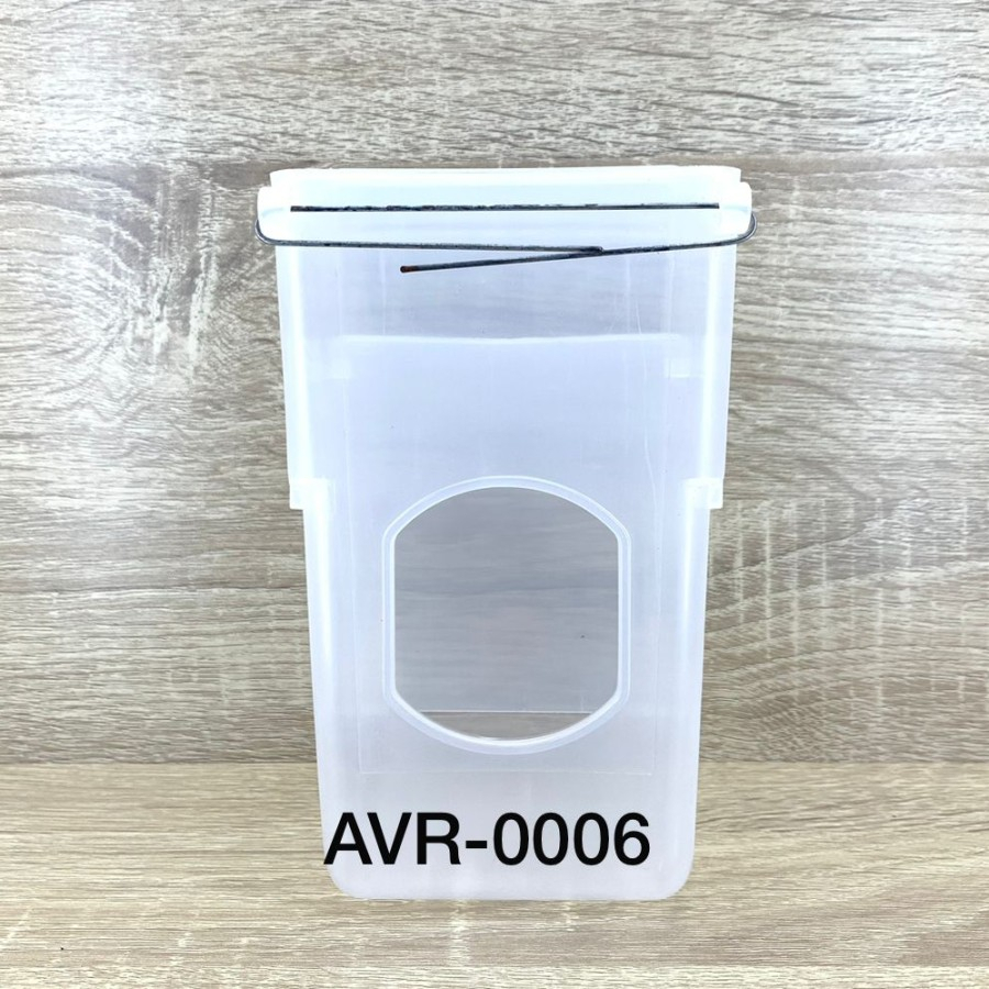 TEMPAT PAKAN BURUNG IMPORT DISPENSER MERPATI PARKIT LOVEBIRD AVR-0006
