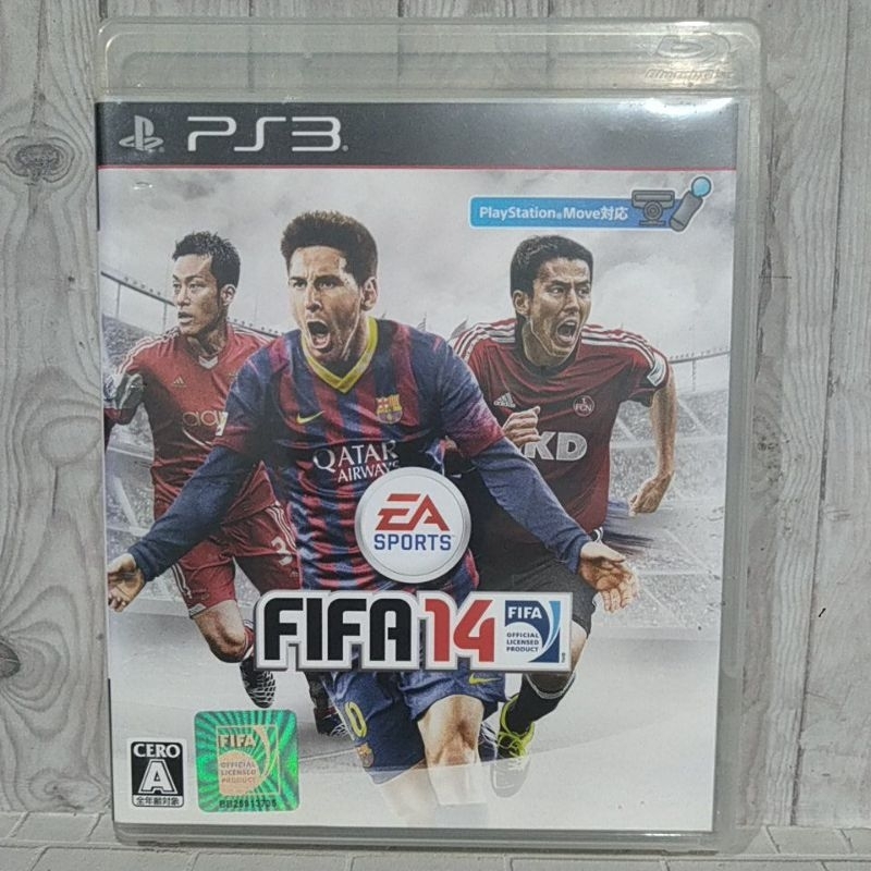 BD CD KASET ORIGINAL PS3 FIFA 14 Jpn Bahasa Jepang Lengkap manual book