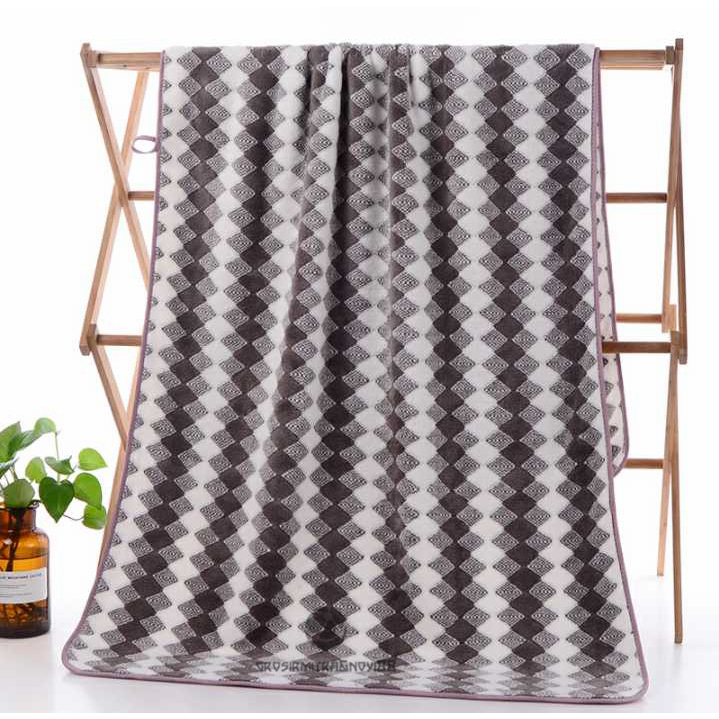 Handuk Mandi 80X160cm Handuk dewasa Jumbo Handuk Besar Daya Serap Tinggi dan Lembut motif LX