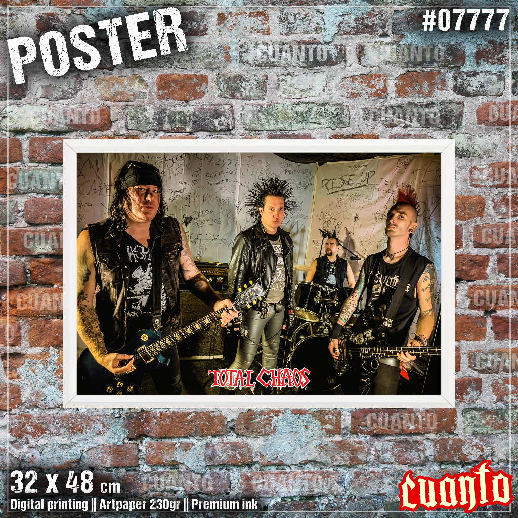 Poster Band Punk Legend Total Chaos