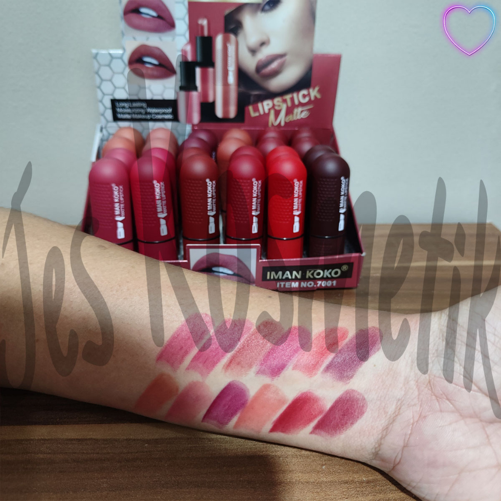 [LUSINAN] Iman Koko Matte Lipstik / Grosir Kosmetik