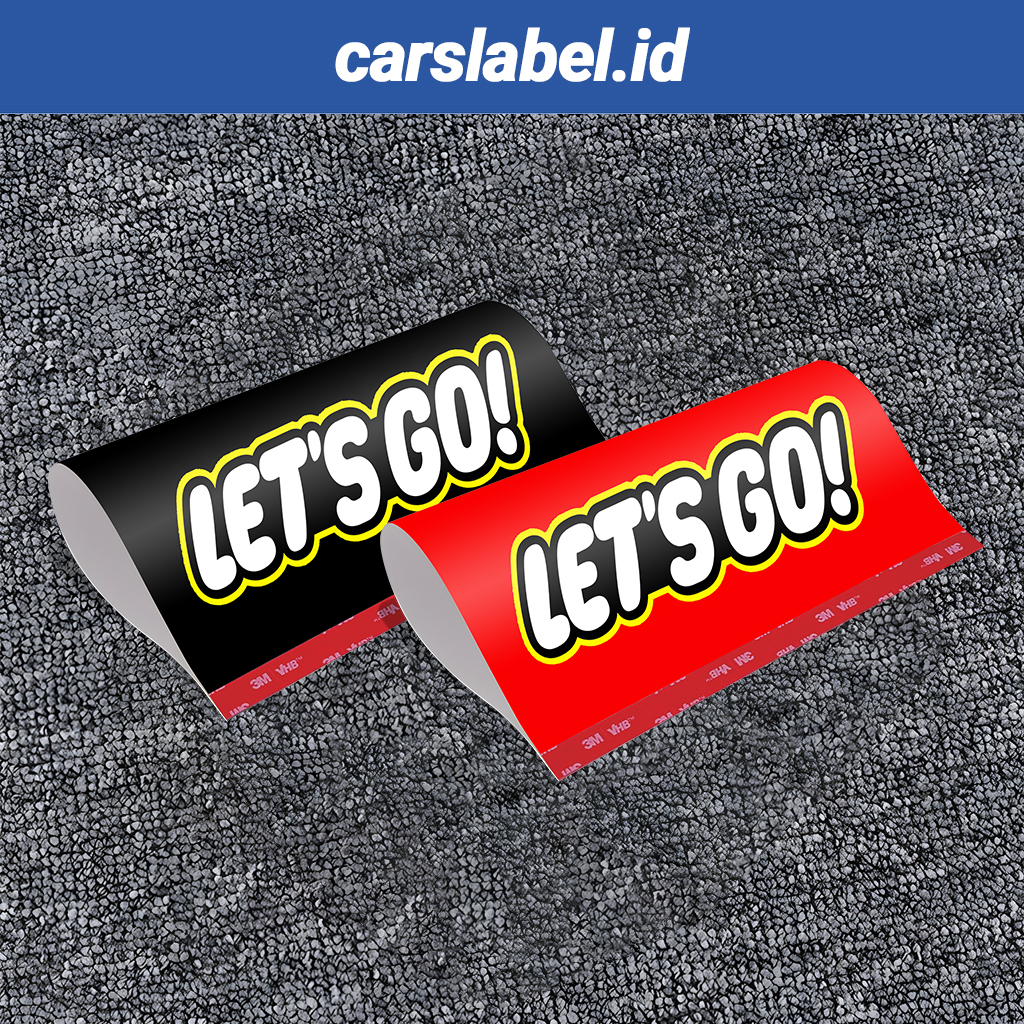 

LET'S GO! - Label Tag Mobil - Variasi Penutup Pintu Bagasi - Hiasan Stiker Lego Mobil Viral