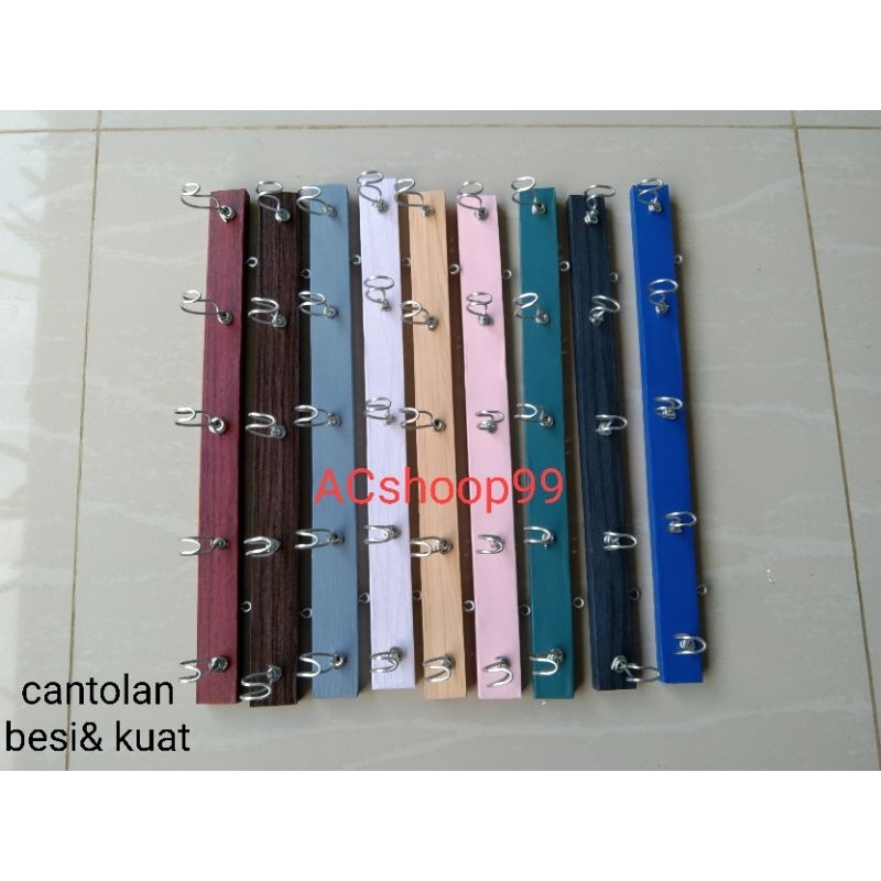 Gantungan baju/ kapstok kayu/Hok besi