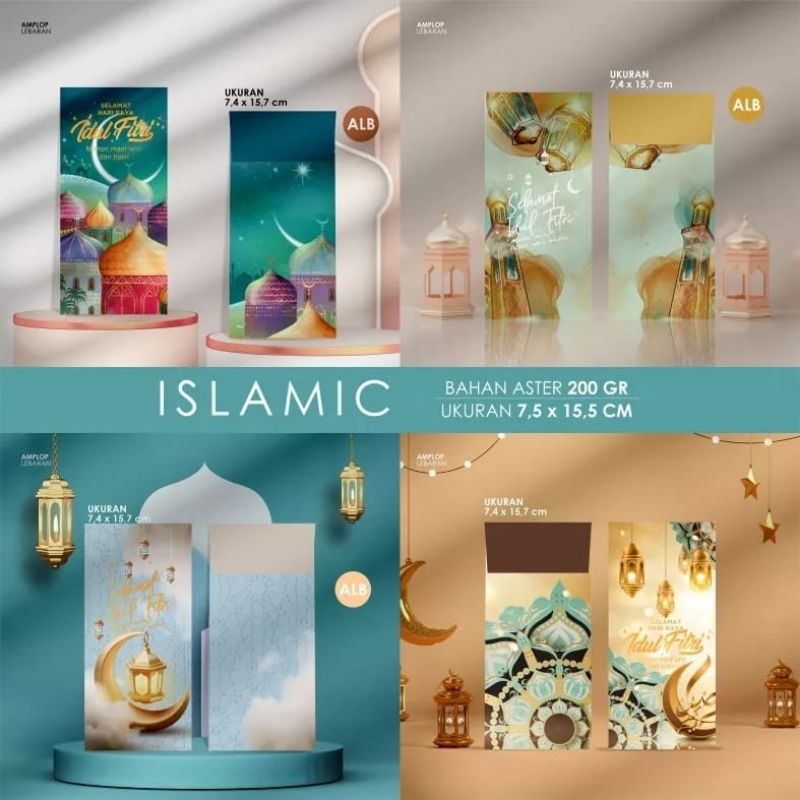 

Amplop Lebaran (4pcs) Islamic