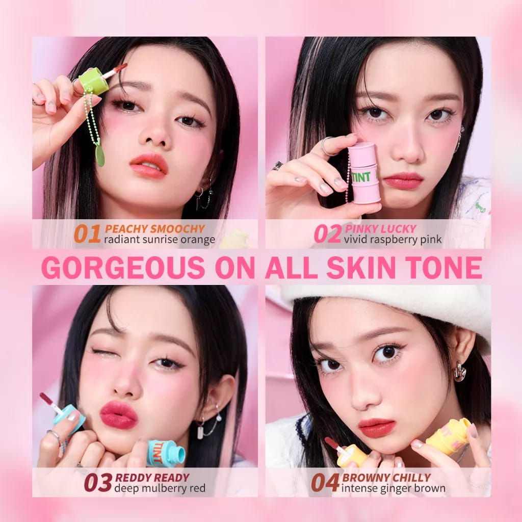 BNB barenbliss Korean Kiwi Tin Tint Lip &amp; Cheek | Blendable Intens 2 in 1 Tint - BPOM