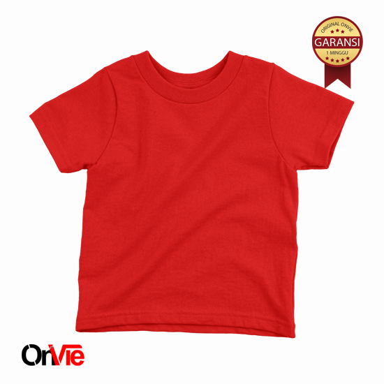 Kaos Polos Anak Polos Premium / Kaos Bayi Polos Premium 1-10 Tahun
