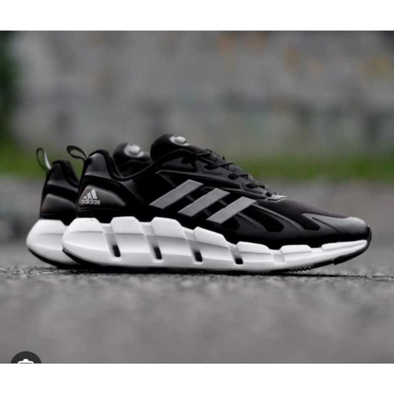Sepatu Running Adidas Climacool Ventice Black Silver Original