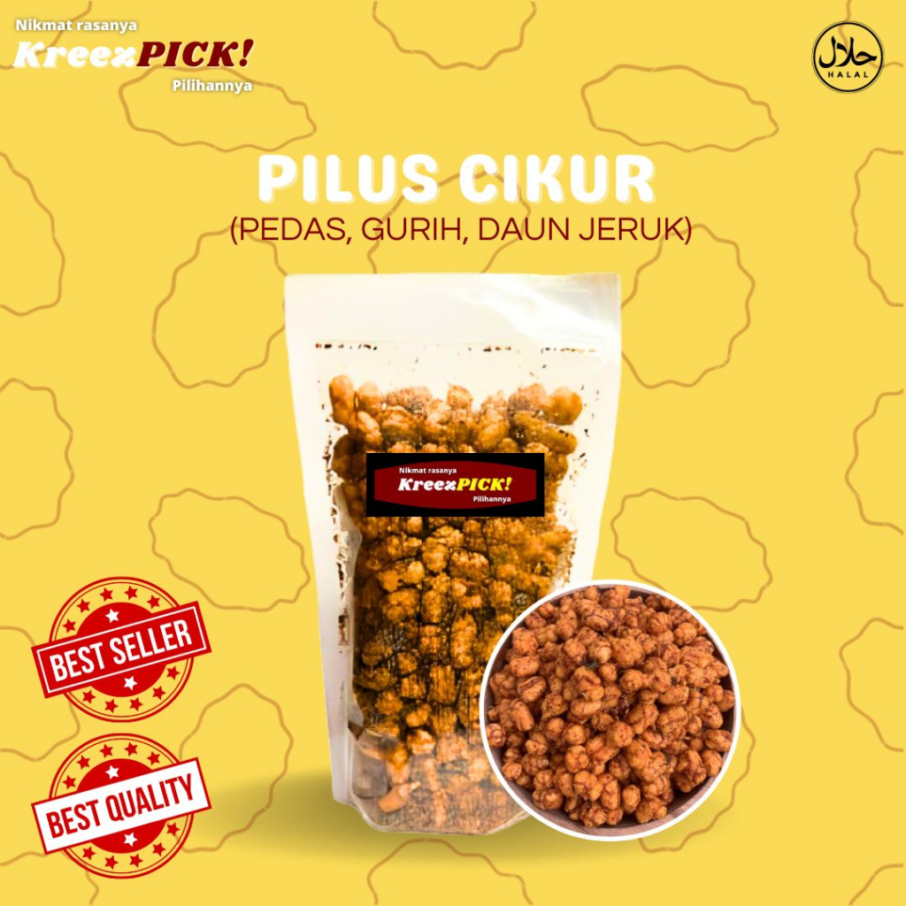 

PILUS CIKUR PEDAS DAUN JERUK 50gram 70gram 100gram | SUKRO CIKUR PEDAS DAUN JERUK VIRAL