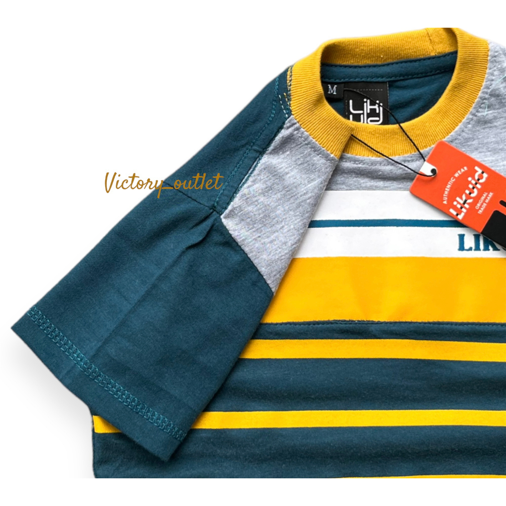 Baju Kaos Distro Anak Laki Laki Umur 1-12 Tahun Bahan Cotton combet kombinasi 2 warna