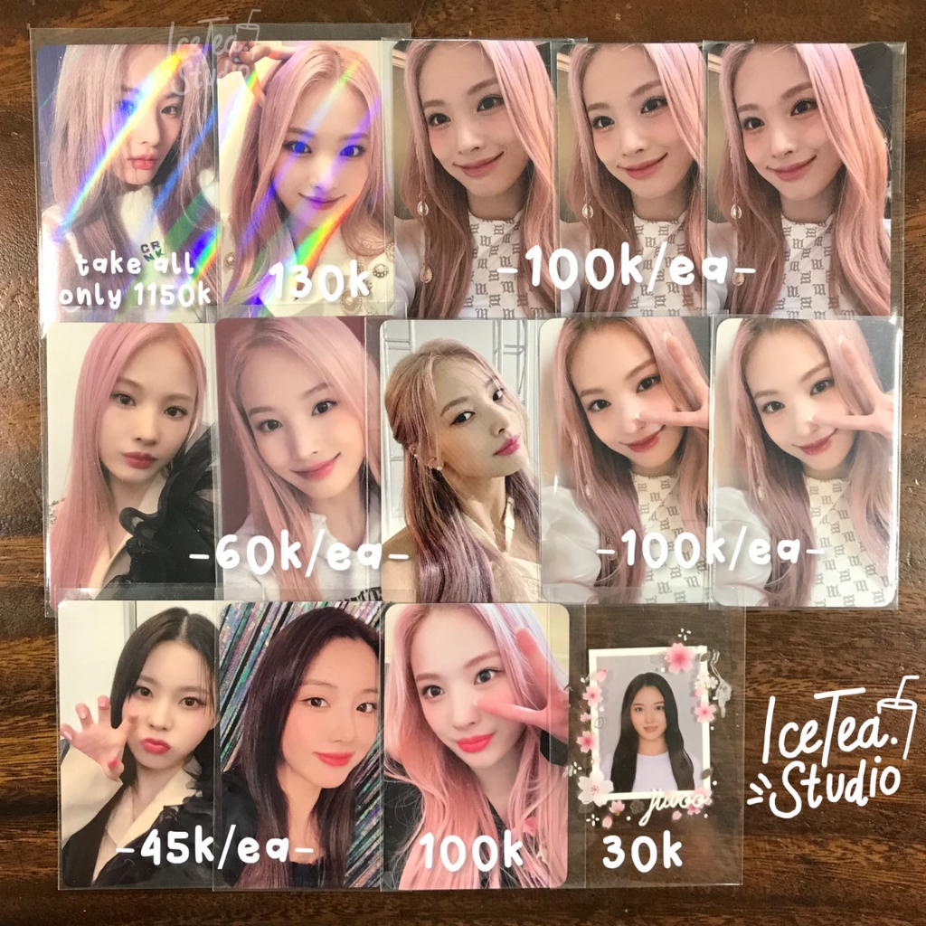 [ready stock] nmixx photocard pc ad mare jinni sullyoon lily jiwoo kyujin haewon blind package lucky