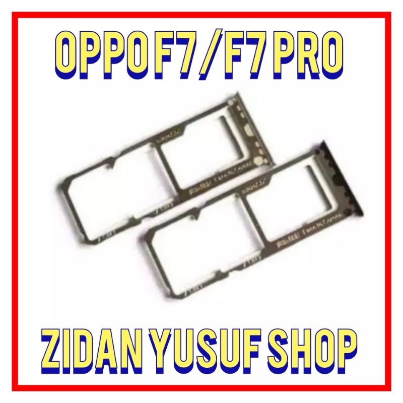SIMTRAY SIMLOCK SLOT KARTU TEMPAT SIM OPPO F7 / F7 PRO SLOT SIMCARD ORIGINAL
