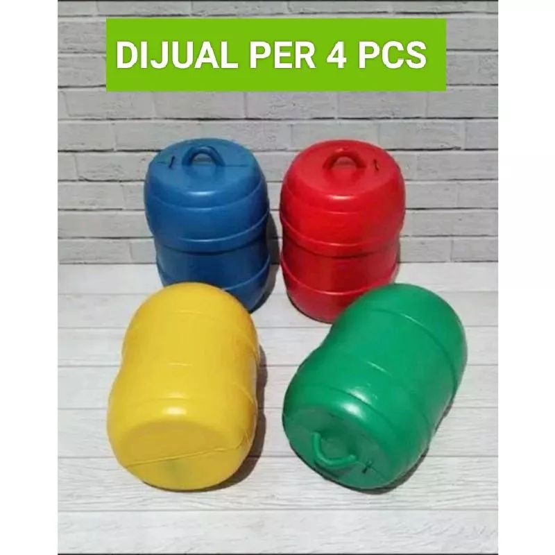 4PCS CELENGAN MURAH / CELENGAN PLASTIK / CELENGAN WARNA / CELENGAN KECIL/ CELENGAN GENTONG