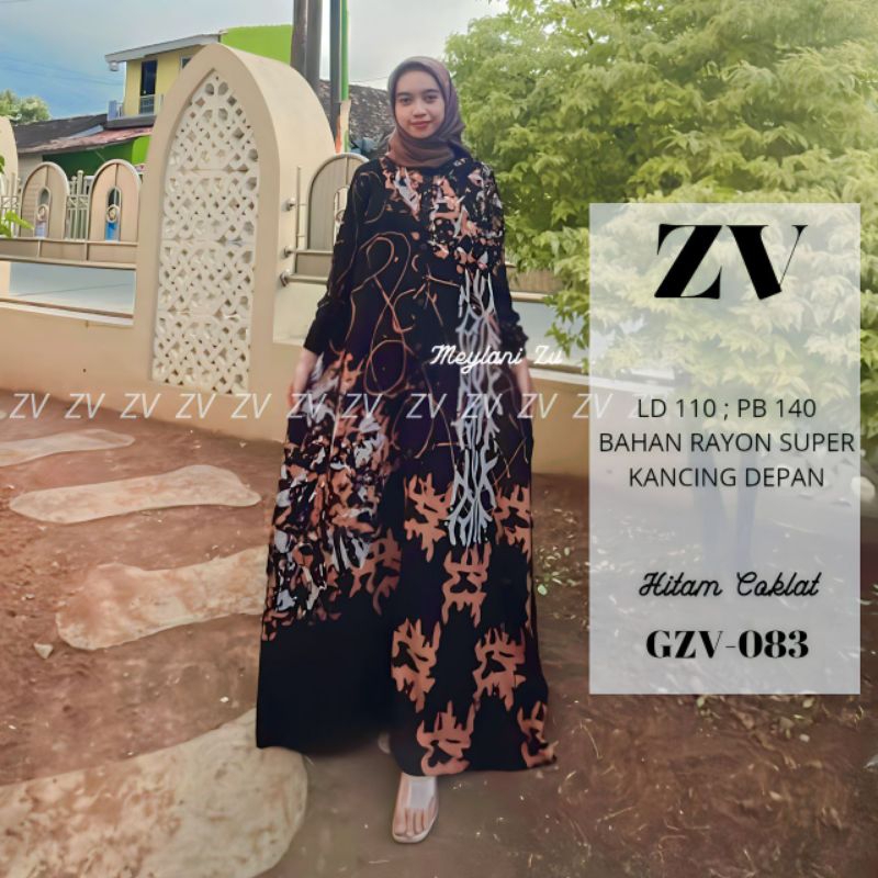 GAMIS TWILL RAYON KANCING DEPAN