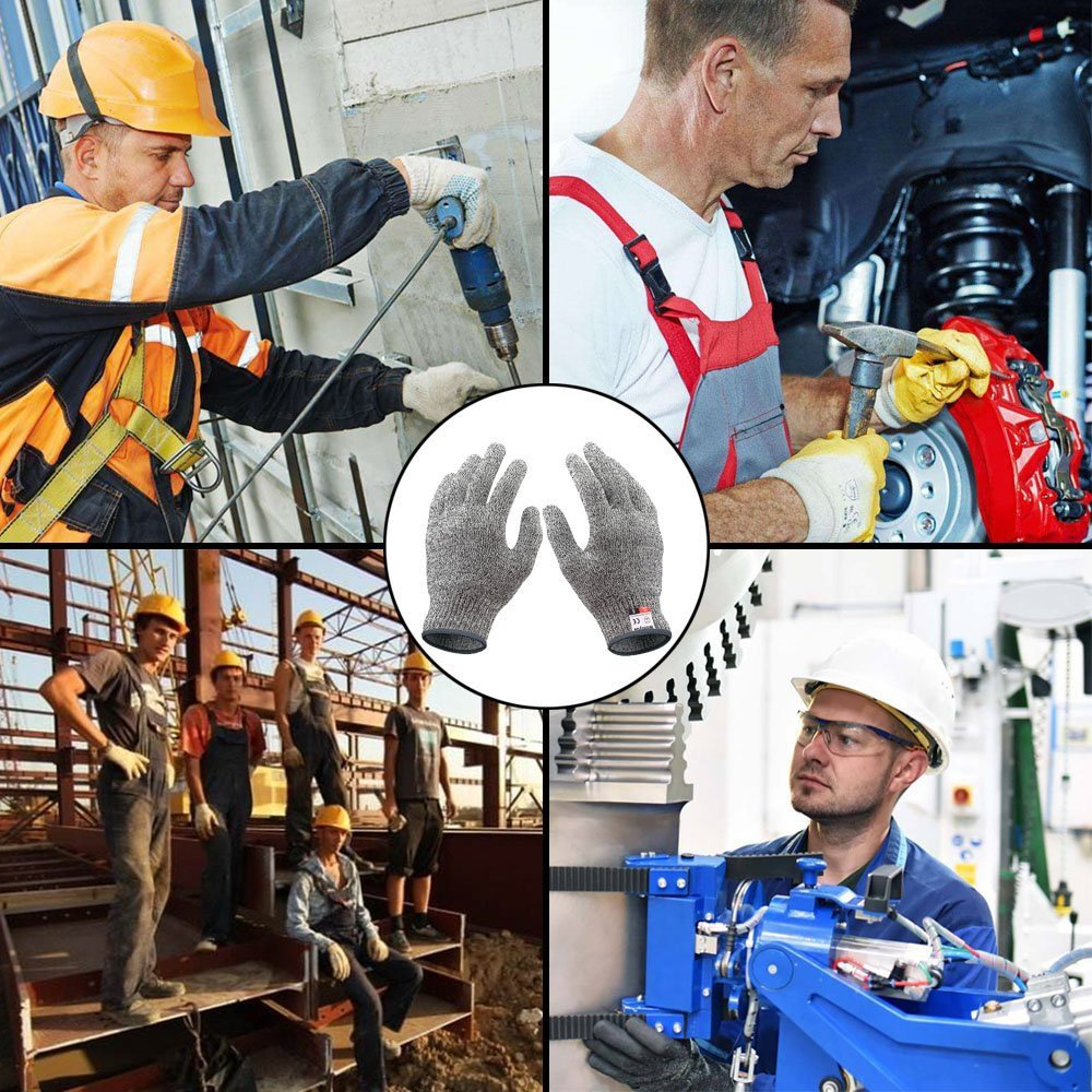 YGRETTE - ANTI CUT SAFETY GLOVE SARUNG TANGAN ANTI GORES PISAU BACOK GERINDA TABLE SAW WOODWORKING GRINDER TUKANG Clean Power Sarung Tangan Keselamatan Tahan Goresan Pisau