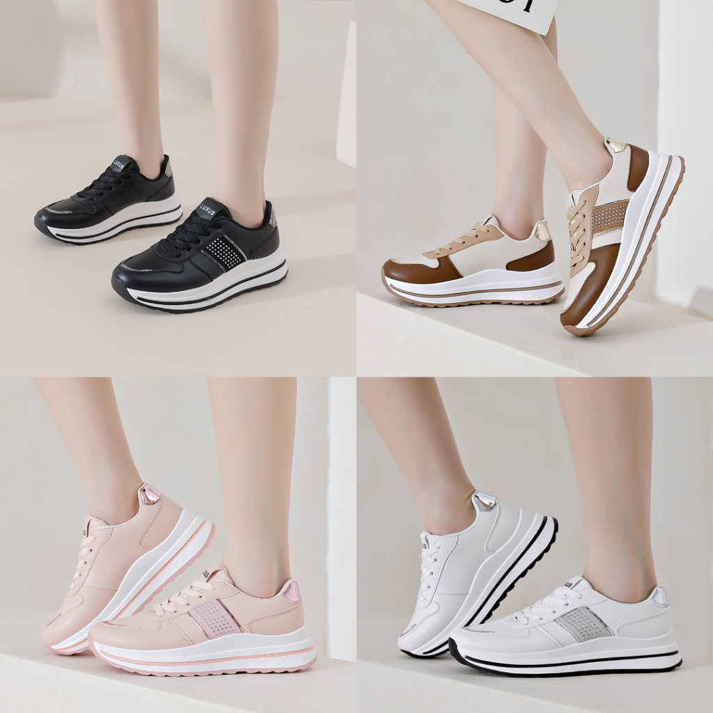 Dokter Sepatu Import - Sepatu Sneakers Wanita Shoes Sporty Import Premium Quality A2801 - Free Kotak Sepatu!!! Sale!!!